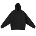 420g Combed-Cotton Heavyweight Pullover Hoodie - American Retro - Black