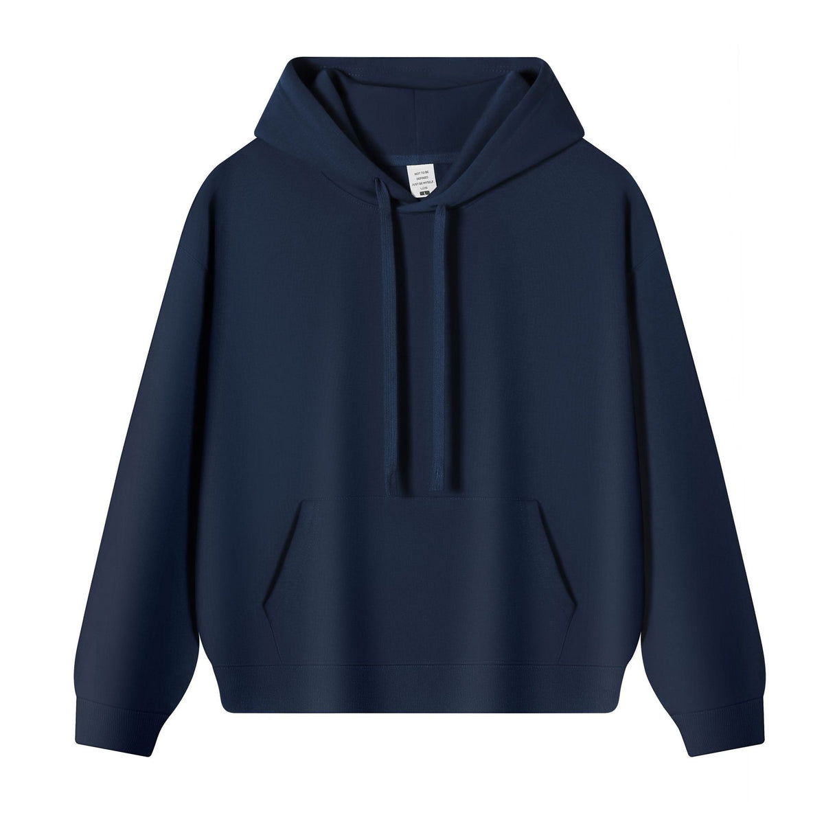 350g Heavyweight American Retro Oversized Pullover Hoodie - Navy